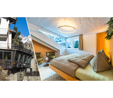 Séjour à Saas-Fee en chambre "Suite" avec petit déjeuner pour 2 personnes