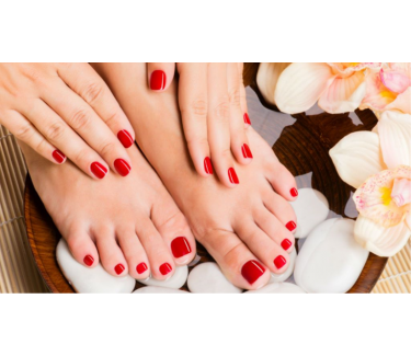 Beauté des mains et des pieds avec bain de parafine et pose de vernis semi permanent